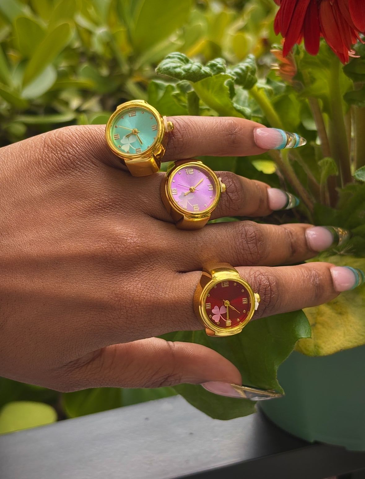 "Bee On Time" Watch Rings